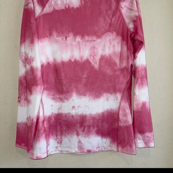 Nike Pro Combat Dri-Fit Pink Tie Dye Fitted - Picture 4 of 10